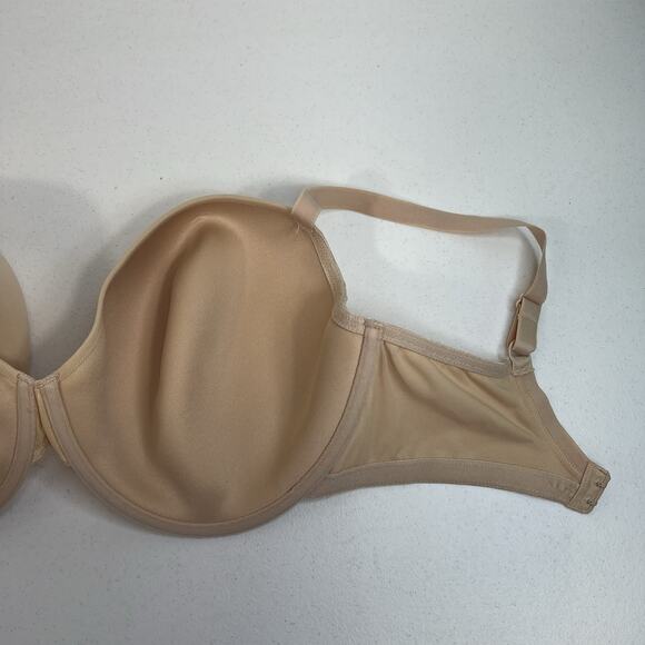 Panache 38G Porcelain Plunge Bra Seamless T-shirt Underwire Lightly Lined 3371 - Picture 10 of 16